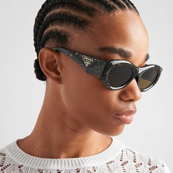 NEW!!! PRADA Sunglasses SPR20Z 19D-01T Authentic - Picture 1 of 12